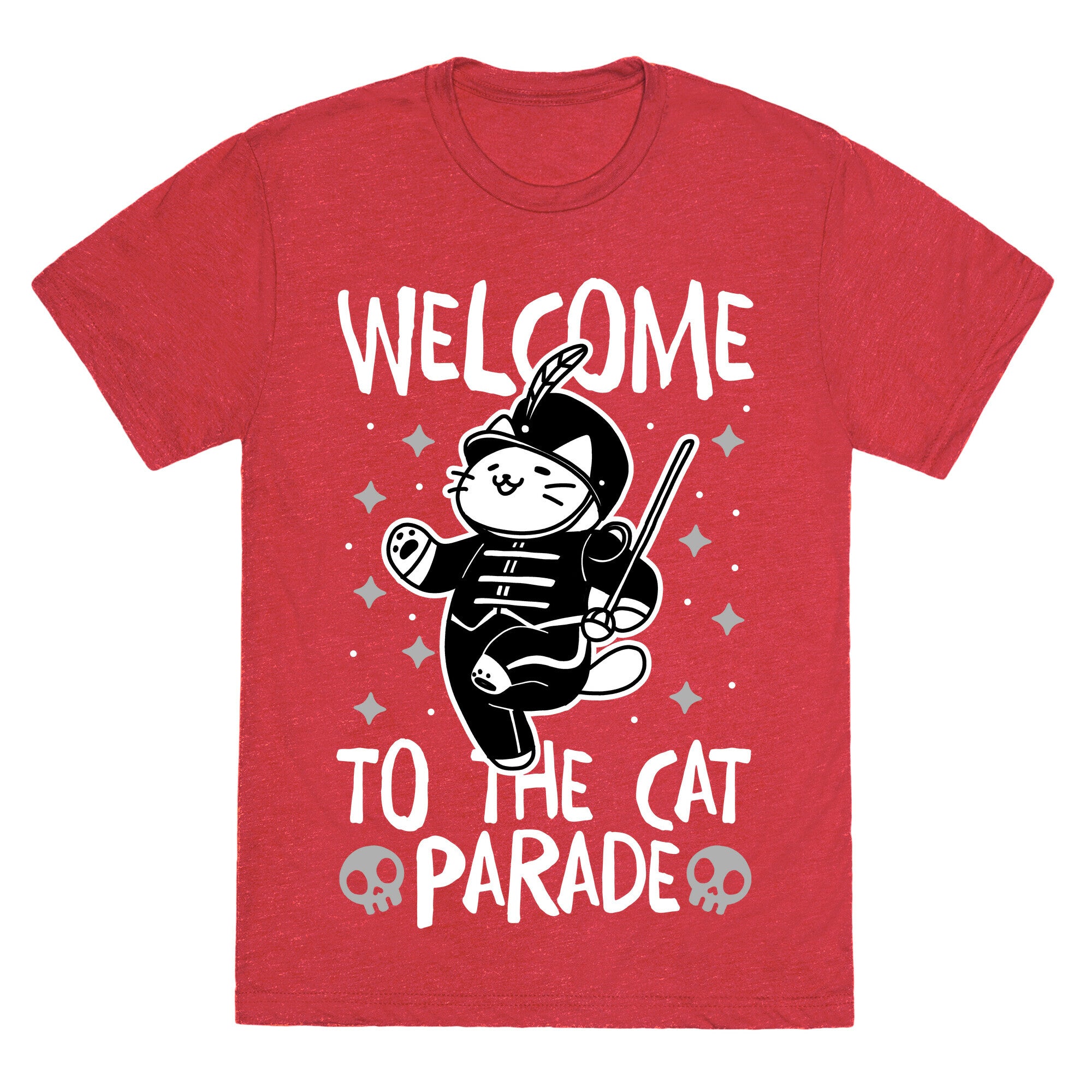 Welcome to the Cat Parade  Unisex Triblend Tee